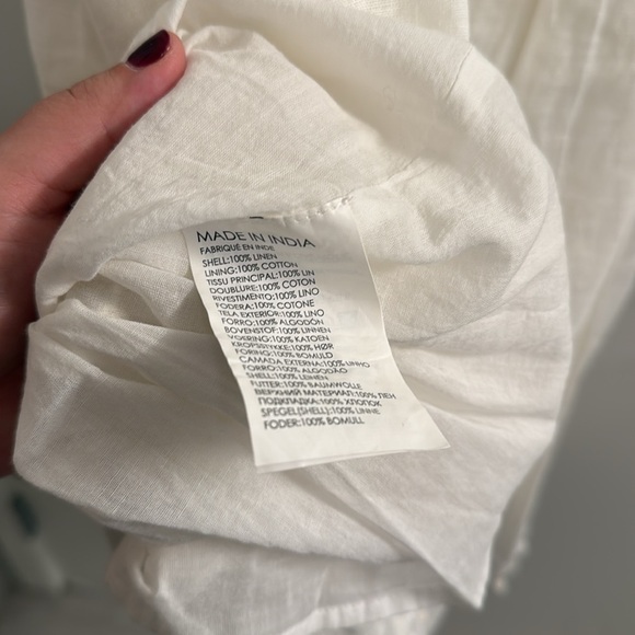 NWT Club Monaco Linen Dress - Picture 4 of 4